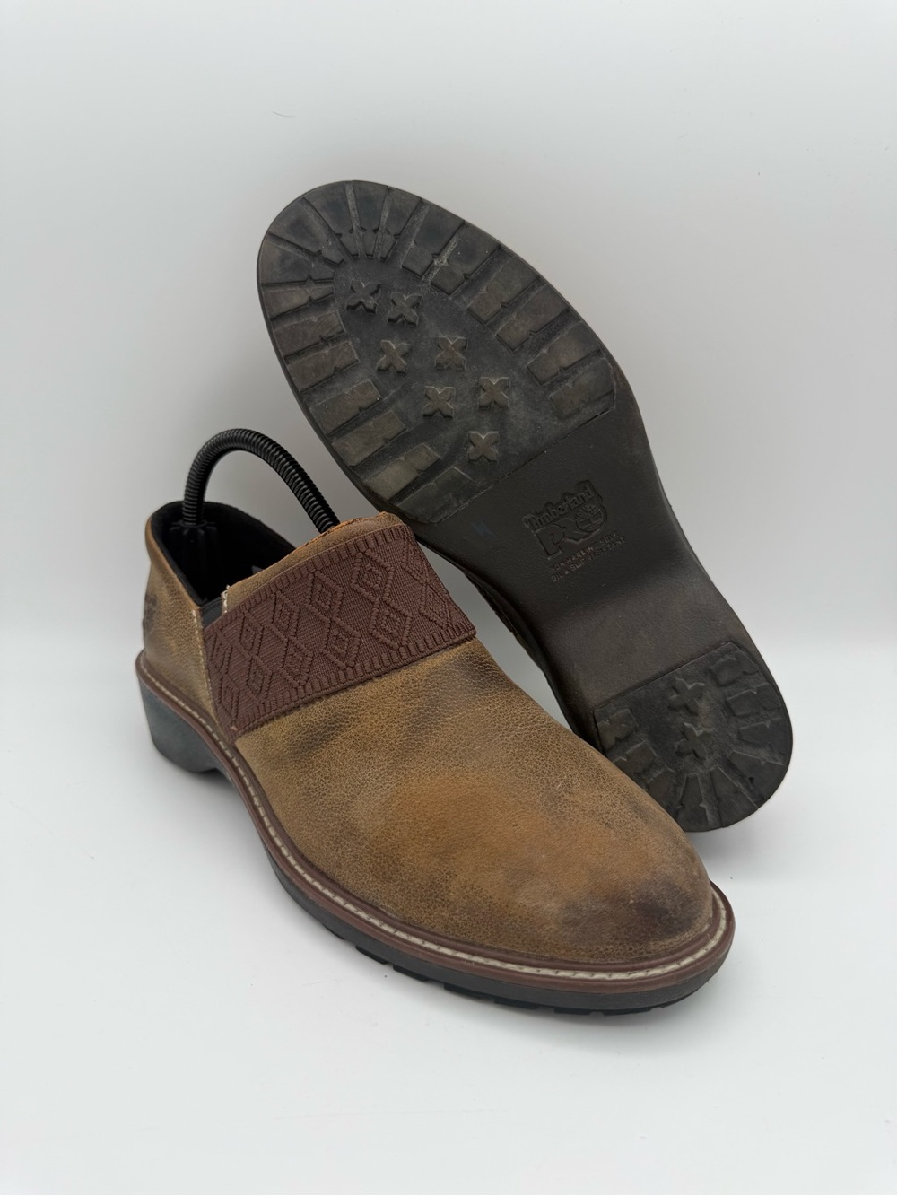 Women's Timberland PRO Riveter Slip-On Alloy Toe Anti-Slip Work Clogs Size 8.5